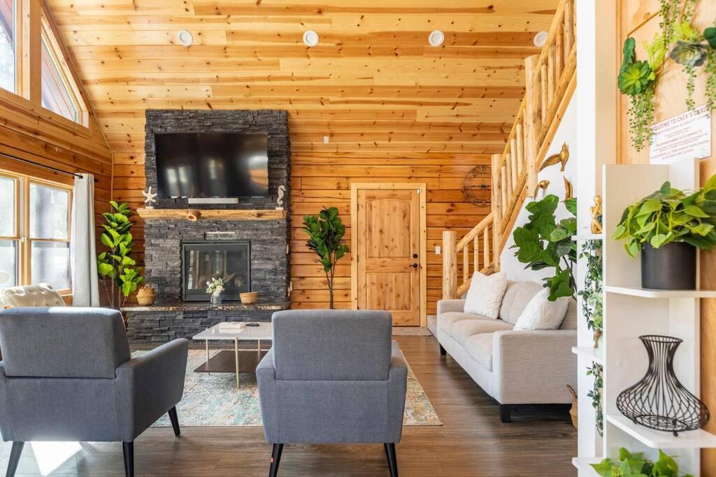 Modern Family Cabin Mins To Lake, Slopes & Hikes Big Bear City Exteriör bild
